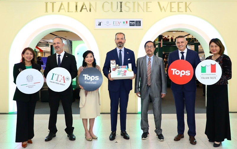 Tops joins the Embassy of Italy and Italian Trade Agency to present  the first ‘Italian Cuisine Week’ of the year