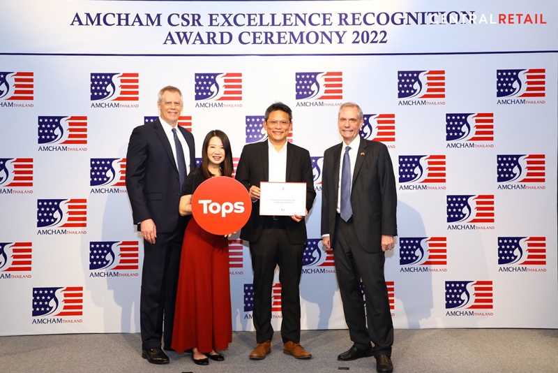 “ท็อปส์” คว้ารางวัลระดับแพลตตินัม  “AMCHAM CSR EXCELLENCE AWARDS” ต่อเนื่องเป็นปีที่ 12