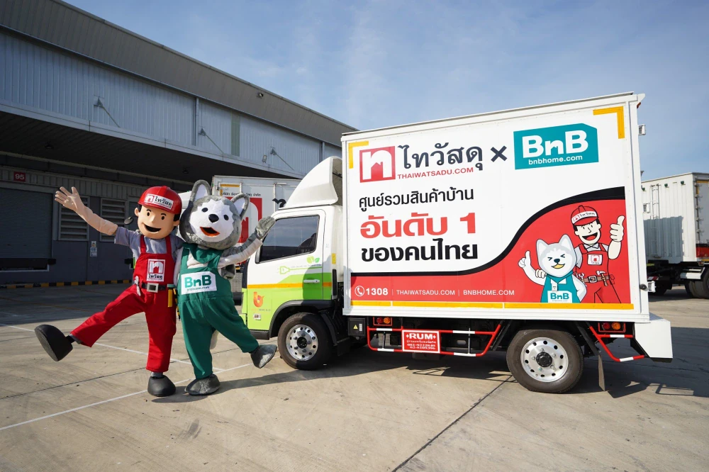 ไทวัสดุ และ บีเอ็นบี โฮม ขับเคลื่อนโลจิสติกส์พลังงานสะอาดเต็มรูปแบบ เสริมรถบรรทุกไฟฟ้า EV Truck จัมโบ้ รองรับไลฟ์สไตล์ผู้บริโภคยุคใหม่เน้นส่งเร็ว ส่งไว และเป็นมิตรต่อสิ่งแวดล้อม