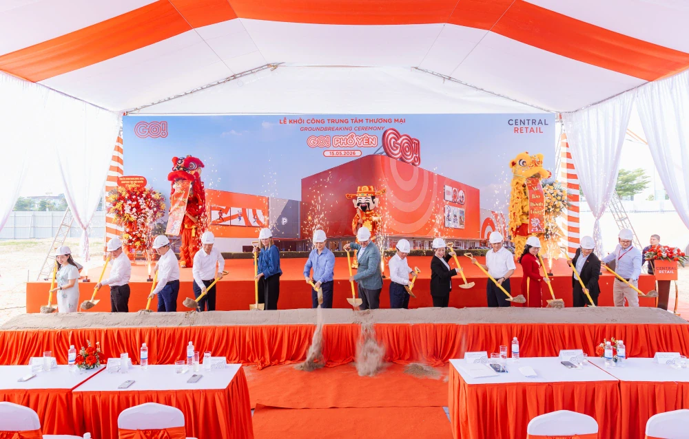 Central Retail Vietnam Officially Breaks Ground GO! Pho Yen in Thai Nguyen Province