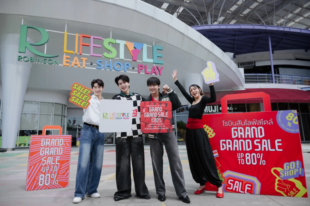 Robinson Lifestyle Sparks Mid-Year Spending with "Robinson Lifestyle’s Grand Grand Sale" Offering Up to 80% Off, Plus Prizes Worth Over 2 Million Baht Nationwide