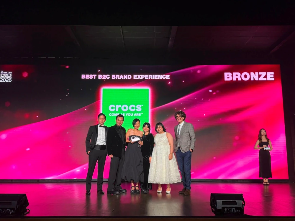 Crocs by CMG Takes Home Two Awards at The Marketing Events Awards 2026!