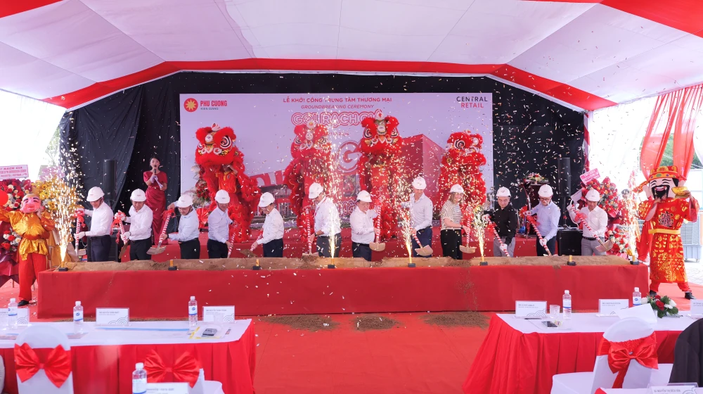 Central Retail Vietnam breaks ground on GO! Rach Gia Mall