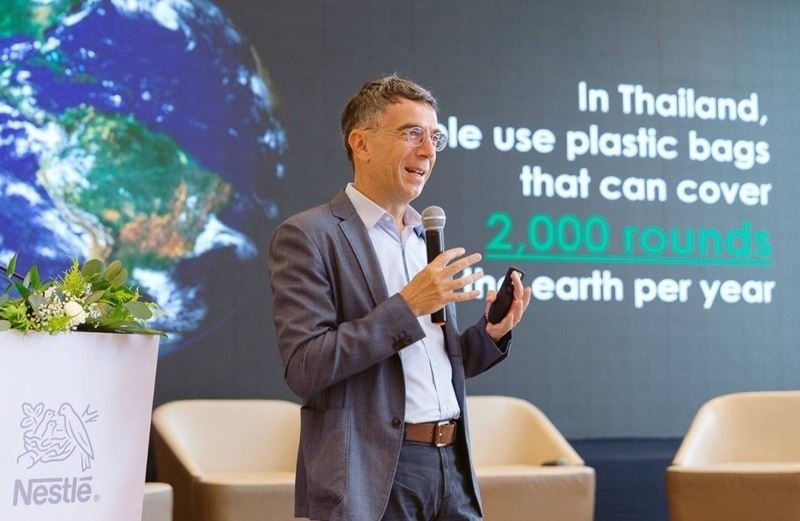 Nicolo Galante shared his vision on Plastic & Sustainability at Nestle Communication Director Conference