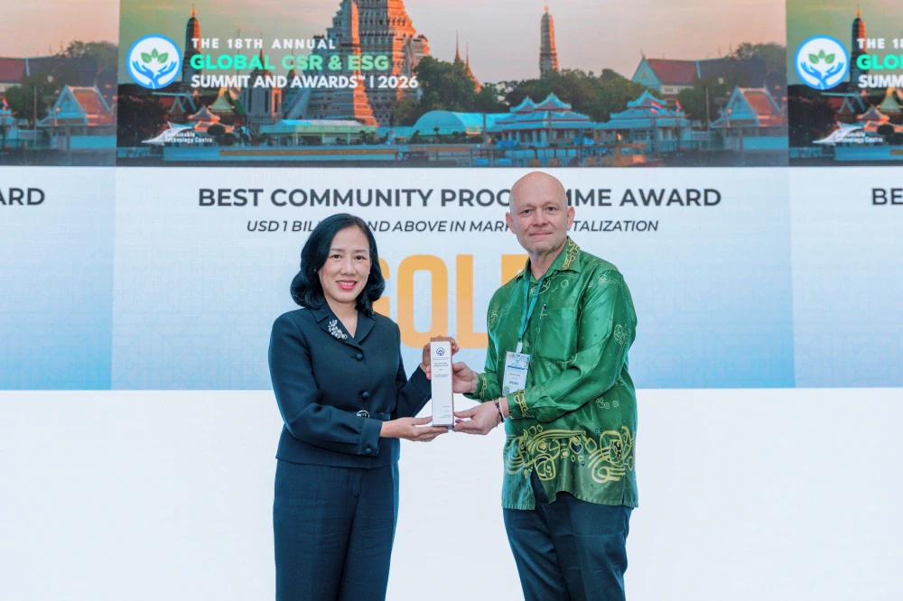 เซ็นทรัล รีเทล เดินหน้าขับเคลื่อนความยั่งยืนอย่างต่อเนื่อง! ตอกย้ำความสำเร็จโมเดลชุมชนยั่งยืน คว้ารางวัล Best Community Programme Award จากเวที The Global CSR & ESG Awards 2026