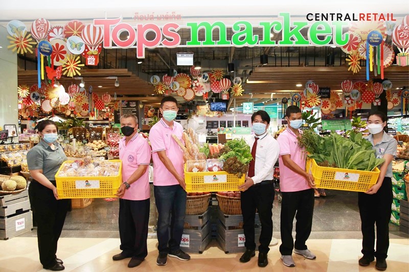 “Tops” and Association of Major Religious Superiors in Thailand  share surplus food via “Care and Share Food for All” project