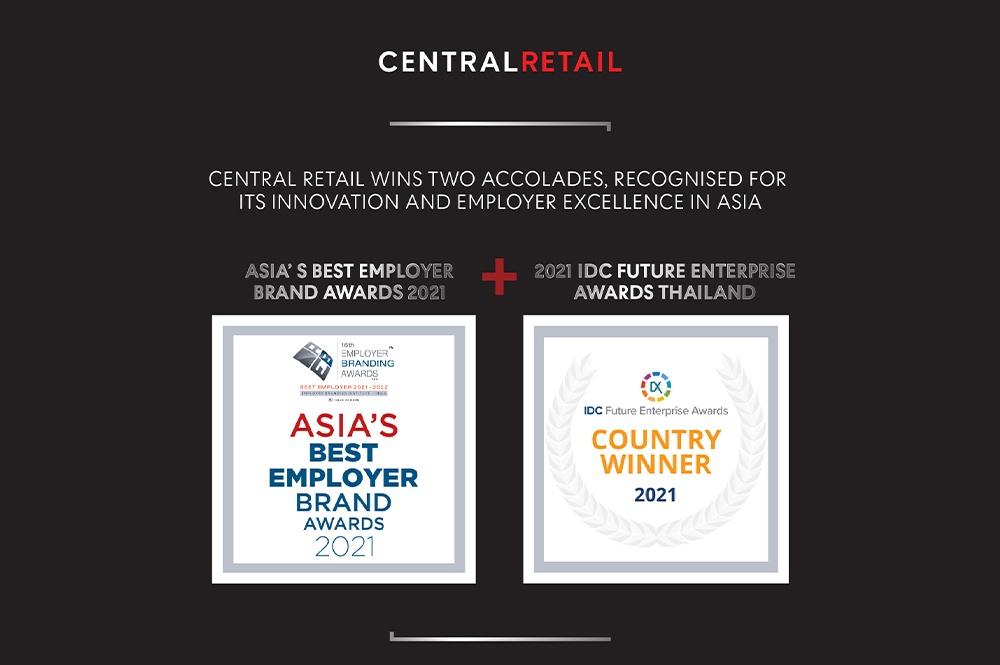 Asia’s Best Employer Brand Awards 2021 & 2021 IDC Future Enterprise Awards Thailand